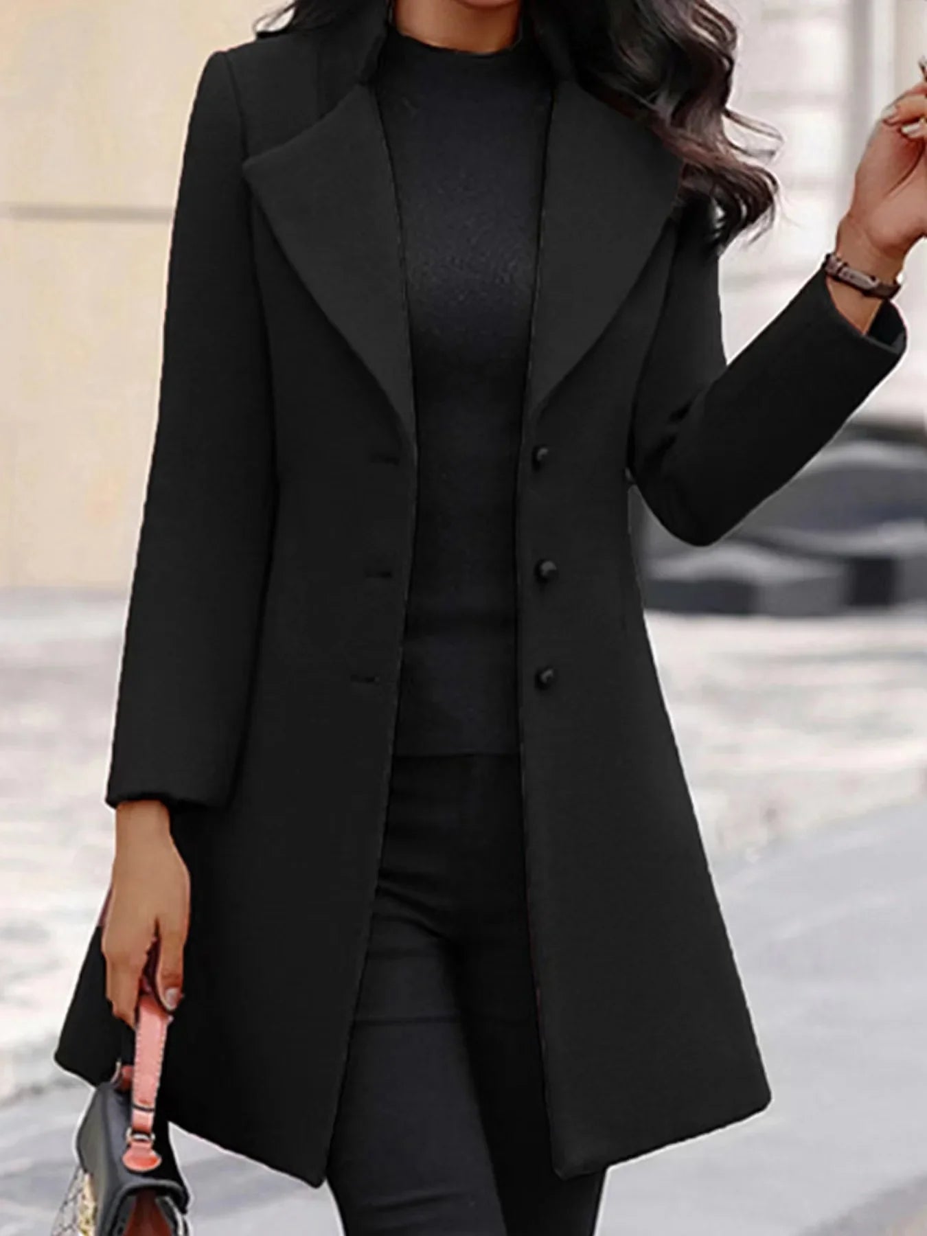 New Winter Women'S Jacket Korean Slim Mid-Length