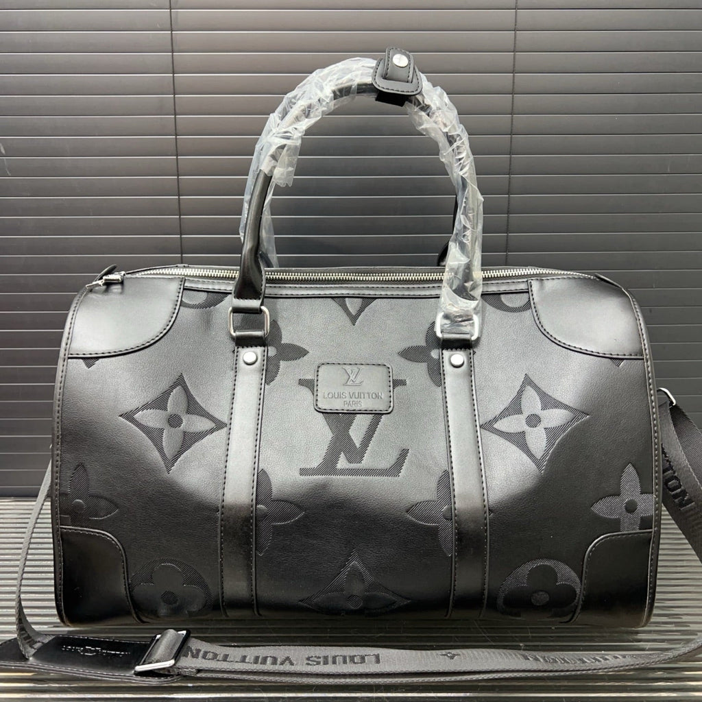 new Black Leather V Logo 45cm fashion bagsXC052025102001