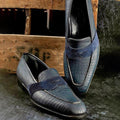 Fashion trend color men's classic mask slip-on shoes