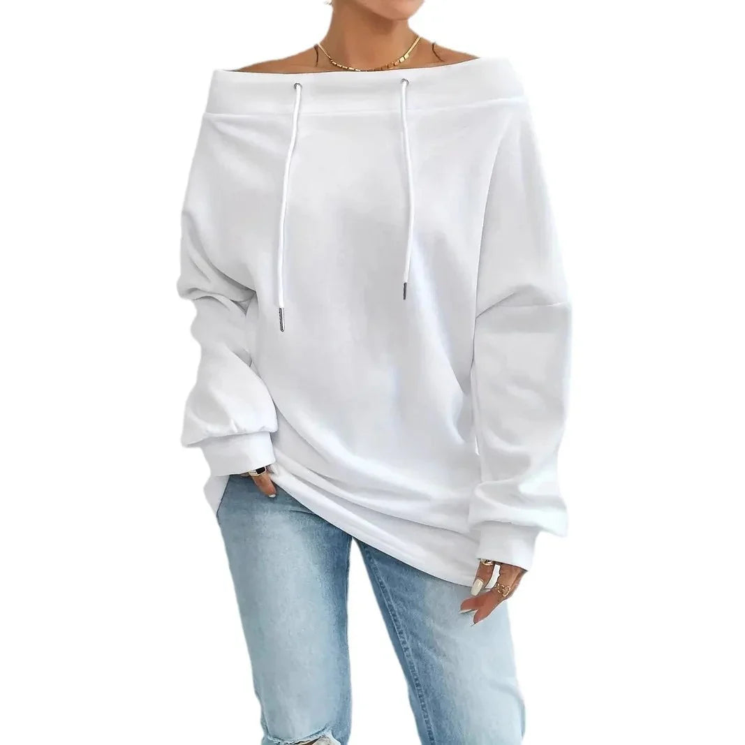 New Sexy Loose Top Sweatshirt For Women
