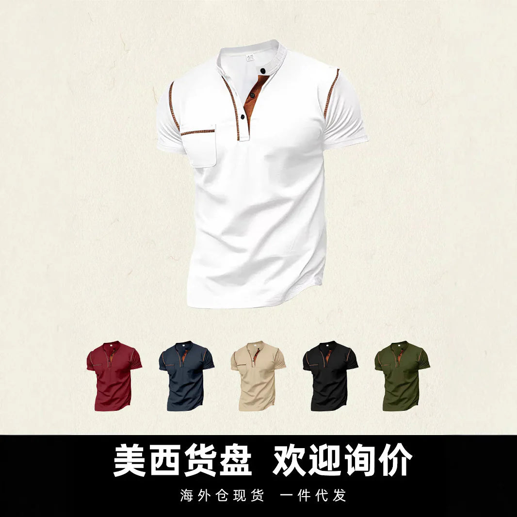 New men's Polo shirt and short-sleeved T-shirt