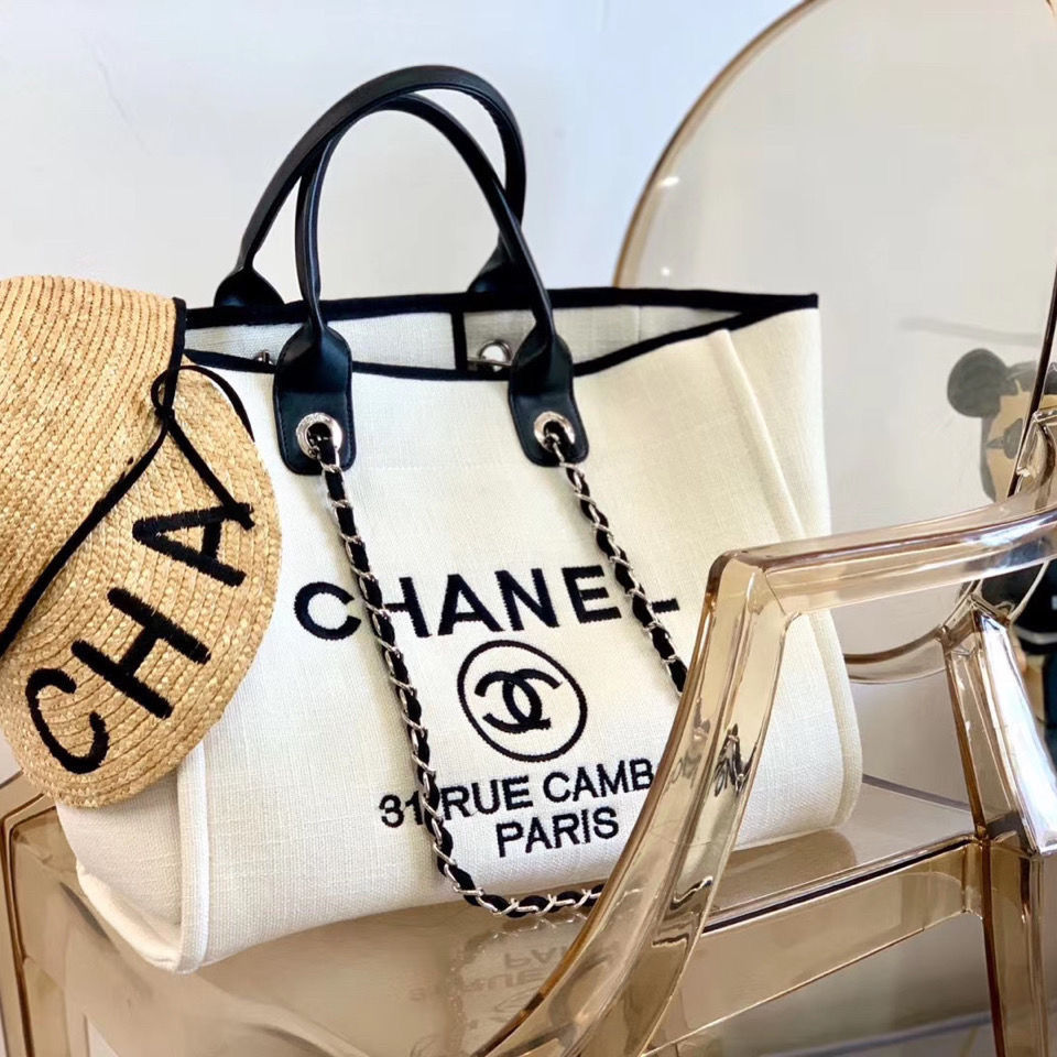 Classic embroidered beach bag PD10042703