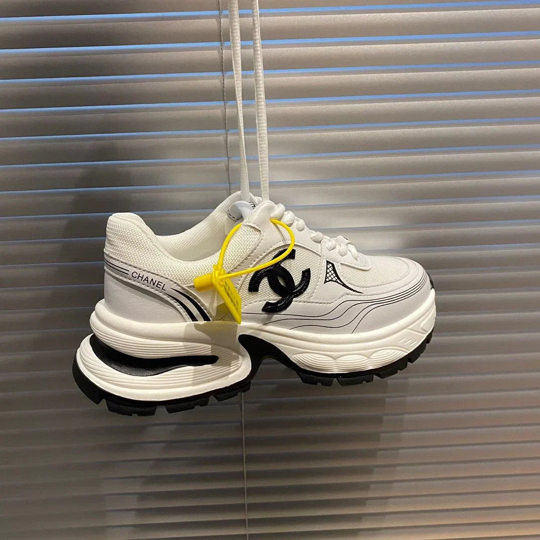 New Two-color Thin-soled Leather Casual Sneakers 1024031406