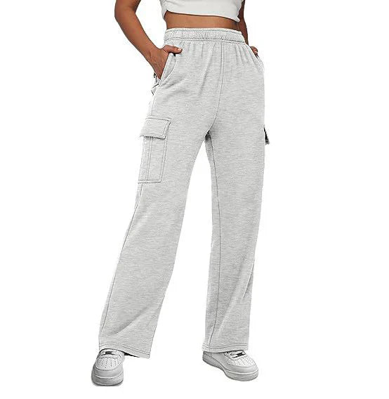 New Pocket Design Touch Work Pants Casual Pants For Women