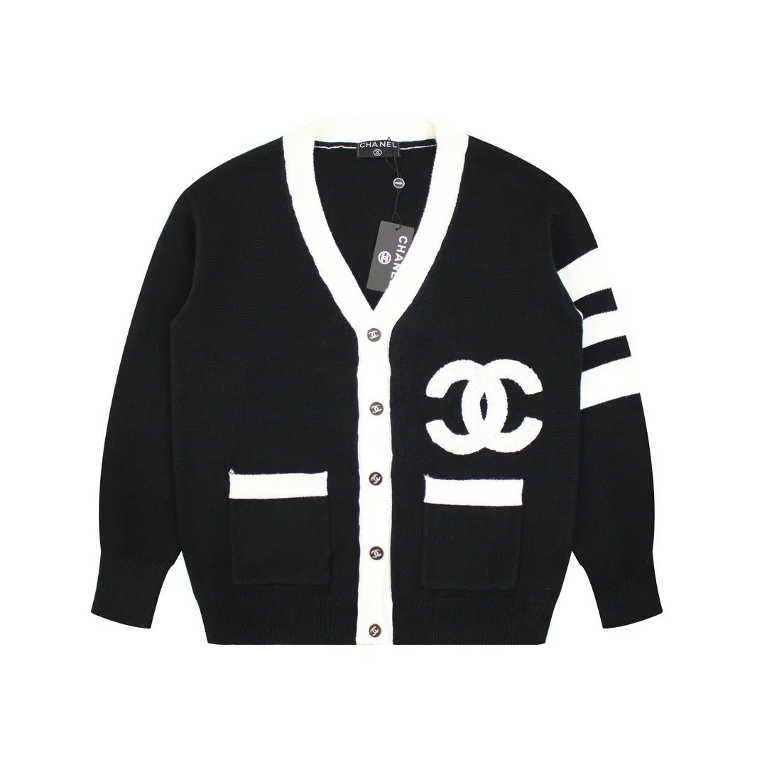 Versatile Knitted Embroidered Cardigan 1024093027