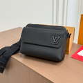 New Black Leather Men's BagsXC052026083102