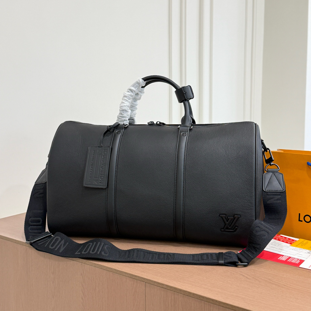 New Black Leather Men's BagsXC052026083101